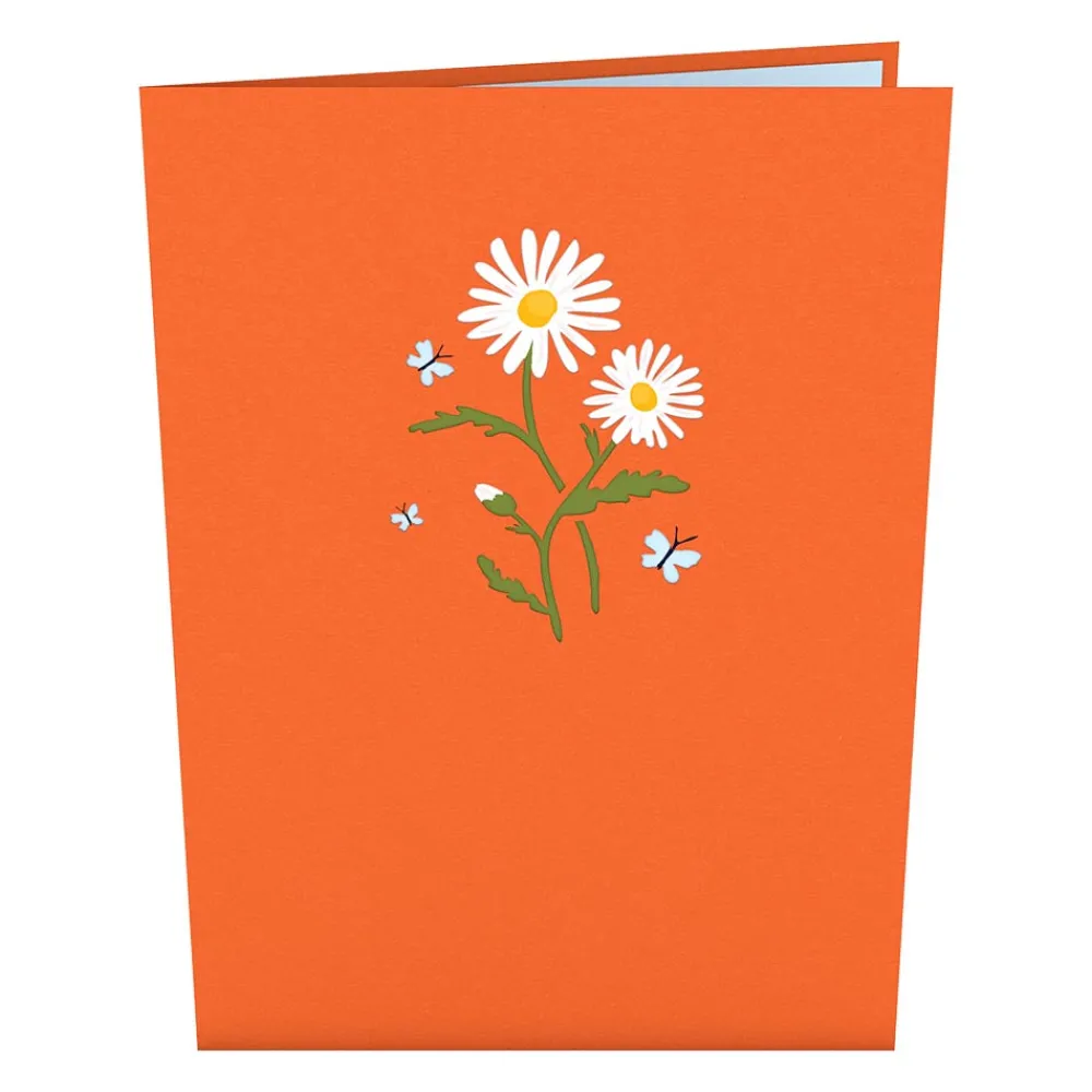 Lovepop Greeting Cards|Just Because|Daisies with Monarch Butterfly Pop-Up Card