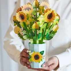 Lovepop Pop-Up Bouquets|Card & Gift Bundles|Daisy Greetings Plushpop Card and Bouquet Bundle