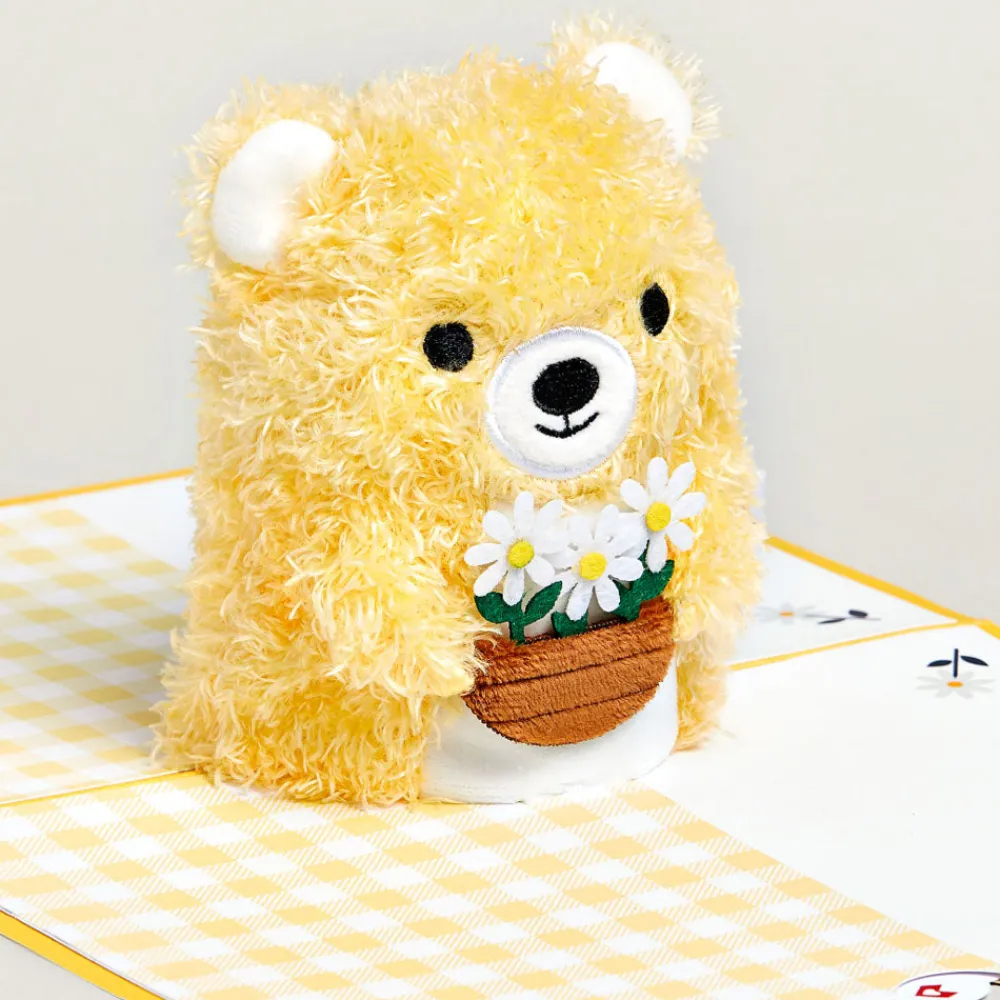 Lovepop Pop-Up Bouquets|Card & Gift Bundles|Daisy Greetings Plushpop Card and Bouquet Bundle