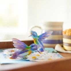 Lovepop Greeting Cards|Birthday|Daisy Patch Hummingbirds Pop-Up Card