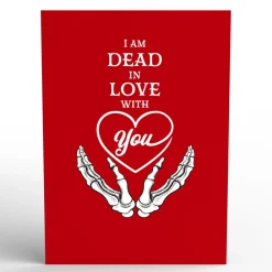 Lovepop Anniversary|Valentine'S Day 2/14|Dead in Love With You Pop-Up Card