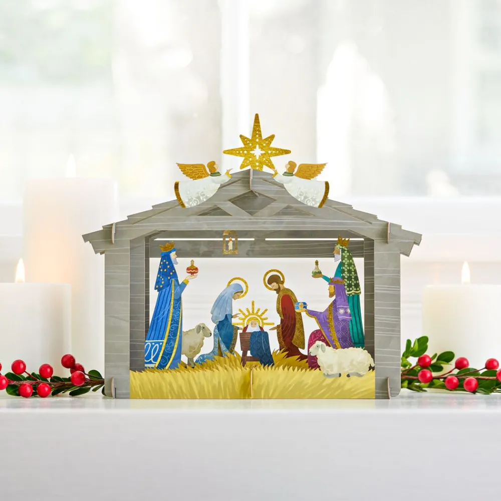 Lovepop Decor|Religious|Decorative Nativity Scene Pop-Up Gift