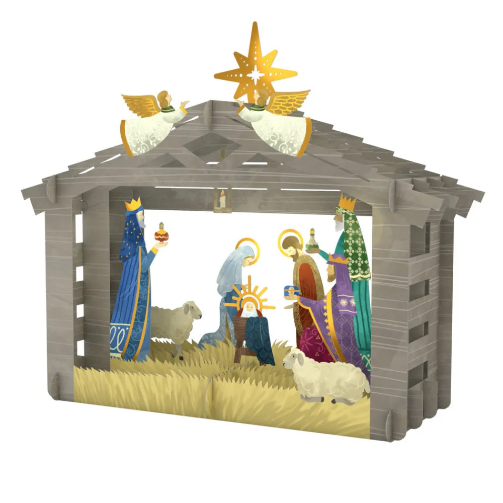Lovepop Decor|Religious|Decorative Nativity Scene Pop-Up Gift