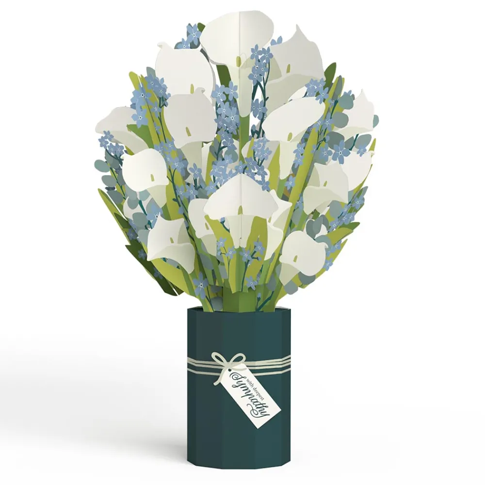 Lovepop Pop-Up Bouquets|Decor|Deepest Sympathy Calla Lilly Bouquet