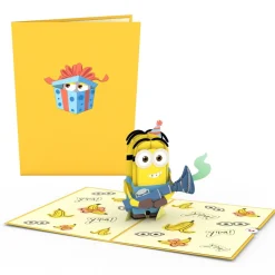 Lovepop Birthday|Kids|Despicable Me Minions Birthday Surprise Pop-Up Card
