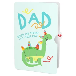 Lovepop Birthday|Dad|Dinosaurs Birthday Pop-Up Card and Sentiment Set for Dad