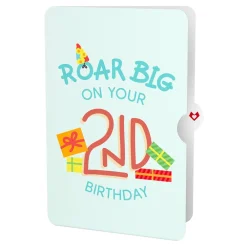 Lovepop Birthday|Dinosaurs 2nd Birthday Pop-Up Card and Sentiment Set