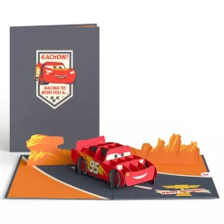 Lovepop Greeting Cards|Birthday|Disney and Pixar Cars Lightning McQueen Kachow! Birthday Pop-Up Card