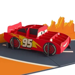 Lovepop Greeting Cards|Birthday|Disney and Pixar Cars Lightning McQueen Kachow! Birthday Pop-Up Card