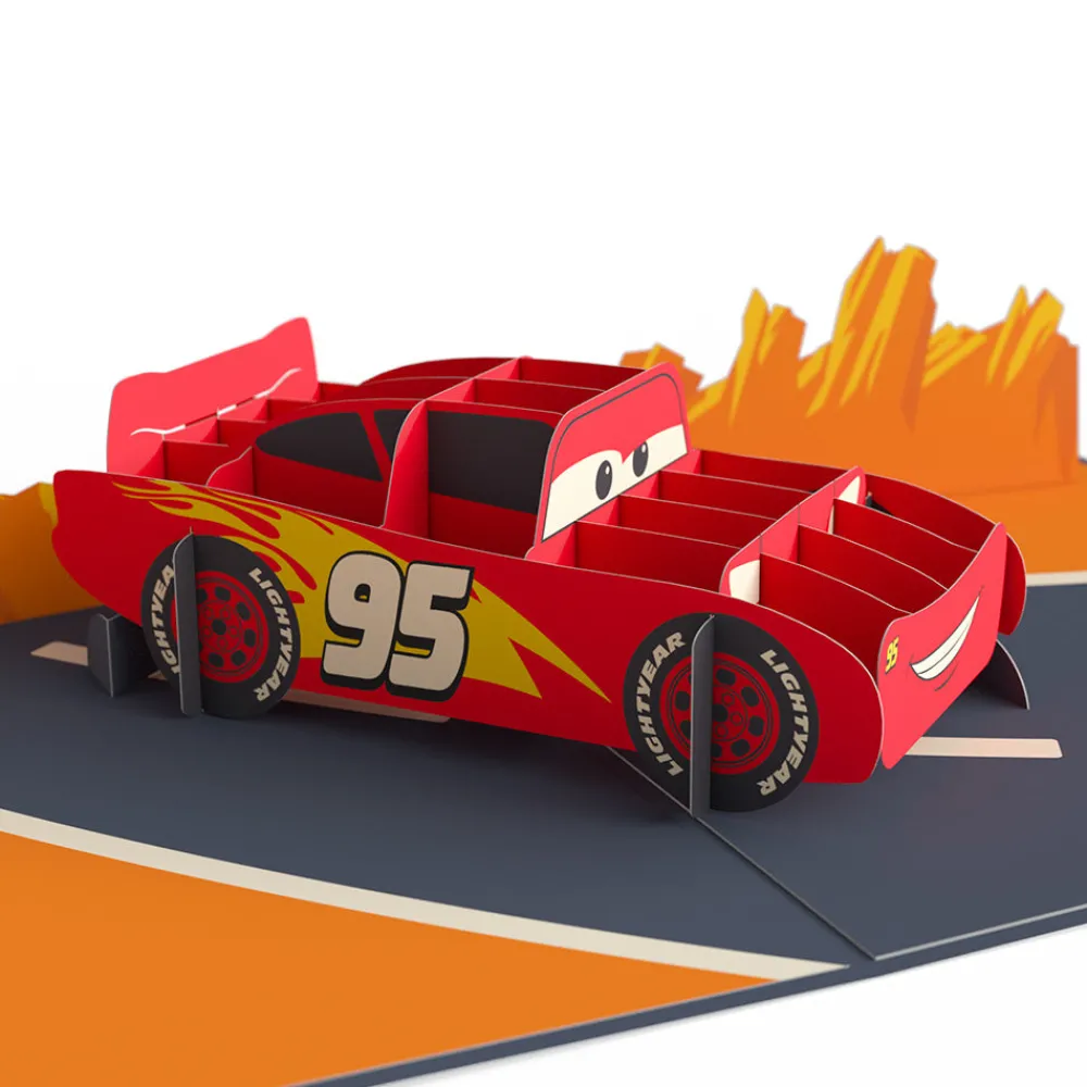 Lovepop Greeting Cards|Birthday|Disney and Pixar Cars Lightning McQueen Kachow! Birthday Pop-Up Card