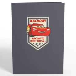 Lovepop Greeting Cards|Birthday|Disney and Pixar Cars Lightning McQueen Kachow! Birthday Pop-Up Card