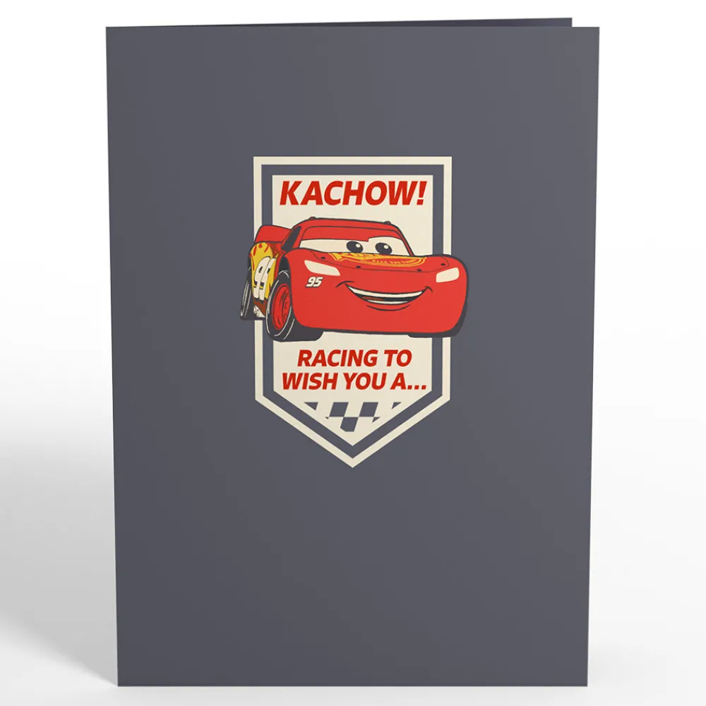 Lovepop Greeting Cards|Birthday|Disney and Pixar Cars Lightning McQueen Kachow! Birthday Pop-Up Card