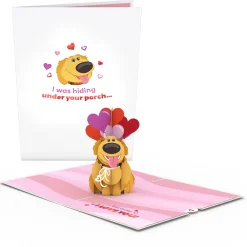 Lovepop Anniversary|Just Because|Disney and Pixar Up Dug Loves You Pop-Up Card
