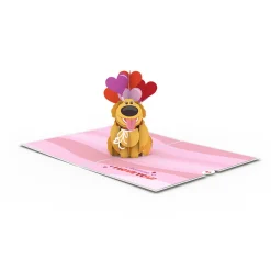 Lovepop Anniversary|Just Because|Disney and Pixar Up Dug Loves You Pop-Up Card