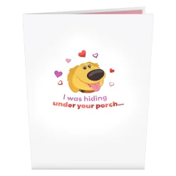 Lovepop Anniversary|Just Because|Disney and Pixar Up Dug Loves You Pop-Up Card