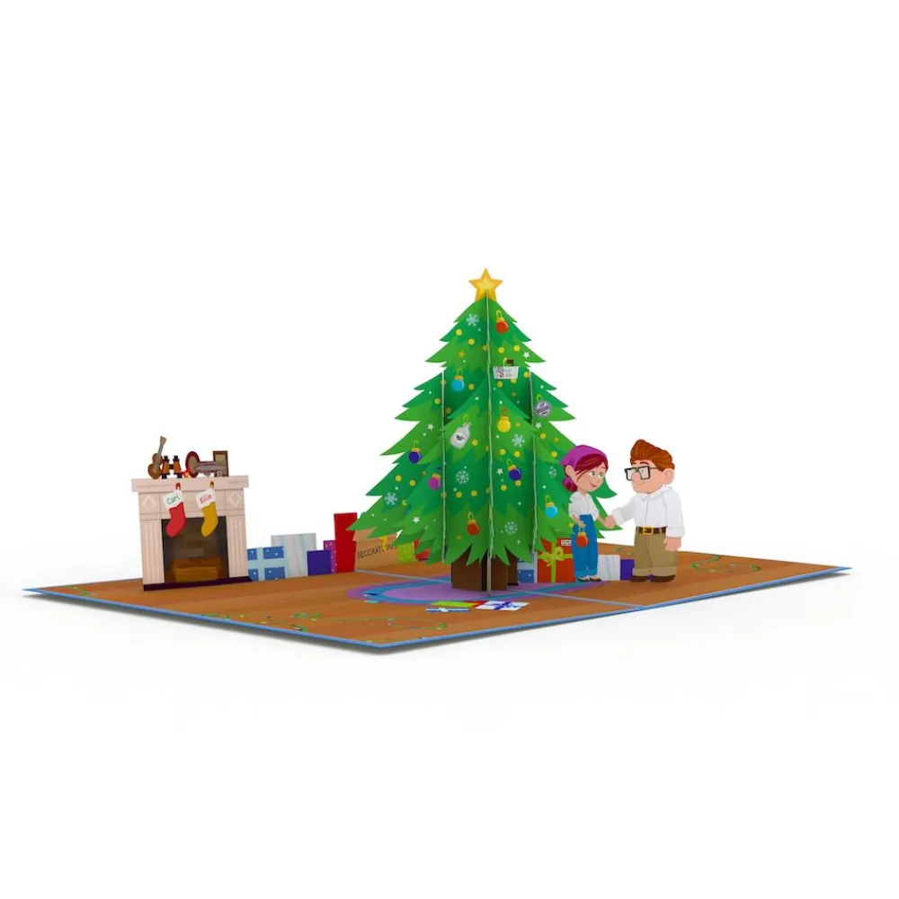 Lovepop Greeting Cards|Christmas 12/25|Disney and Pixar Up Home For The Holidays Pop-Up Card