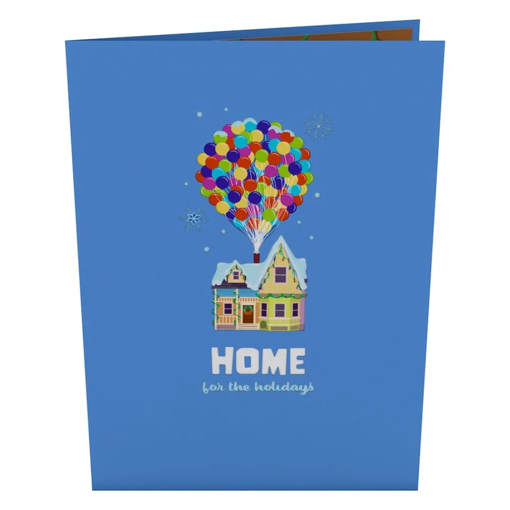 Lovepop Greeting Cards|Christmas 12/25|Disney and Pixar Up Home For The Holidays Pop-Up Card