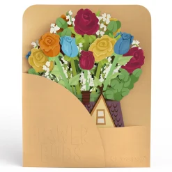 Lovepop Pop-Up Bouquets|Flower Buds|Disney and Pixar Up House Flower Buds Bouquet