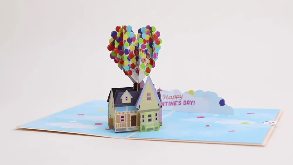 Lovepop Valentine'S Day 2/14|Disney|Disney and Pixar Up My Greatest Adventure Valentine Pop-Up Card
