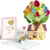 Lovepop Pop-Up Bouquets|Card & Gift Bundles|Disney and Pixar Up Sky Is the Limit Pop-Up Card & Flower Buds Bouquet Bundle