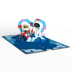 Lovepop Greeting Cards|Anniversary|Disney and Pixar's WALL•E Over The Moon For You Pop-Up Card