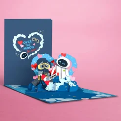 Lovepop Greeting Cards|Anniversary|Disney and Pixar's WALL•E Over The Moon For You Pop-Up Card