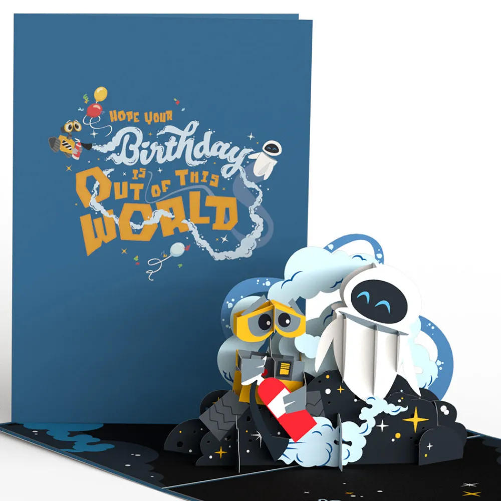 Lovepop Birthday|Disney|Disney and Pixar’s WALL•E Out Of This World Birthday Pop-Up Card
