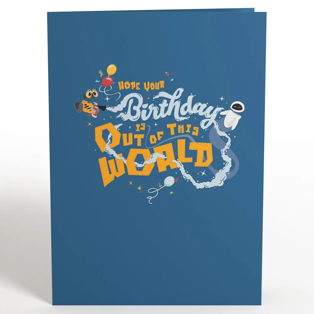Lovepop Birthday|Disney|Disney and Pixar’s WALL•E Out Of This World Birthday Pop-Up Card