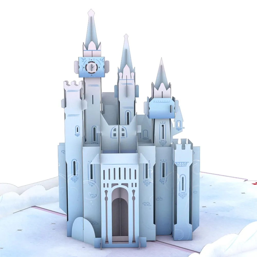 Lovepop Birthday|Baby|Disney Cinderella's Castle Pop-Up Card