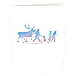 Lovepop Notecards|Christmas 12/25|Disney Frozen 2 Notecards (Assorted 4-Pack)