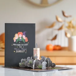 Lovepop Halloween 10/31|Disney|Disney Hocus Pocus Black Flame Candle Pop-Up Card