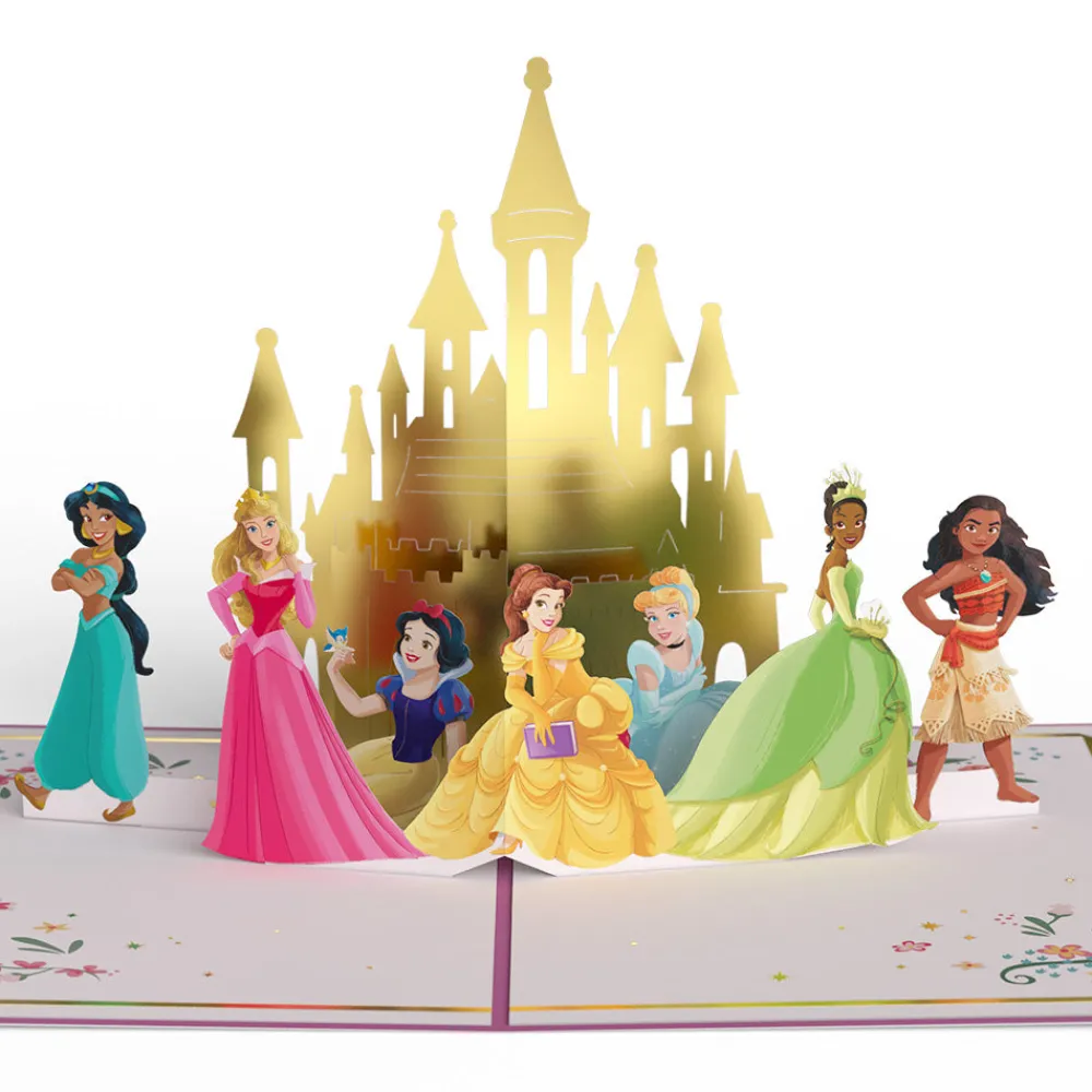 Lovepop Greeting Cards|Birthday|Disney Princess Birthday Dreams Come True Pop-Up Card