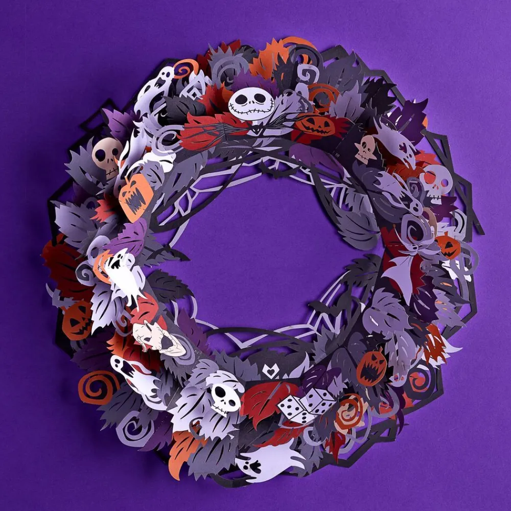 Lovepop Decor|Halloween 10/31|Disney Tim Burton's The Nightmare Before Christmas Halloween Wreath