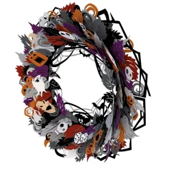 Lovepop Decor|Halloween 10/31|Disney Tim Burton's The Nightmare Before Christmas Halloween Wreath