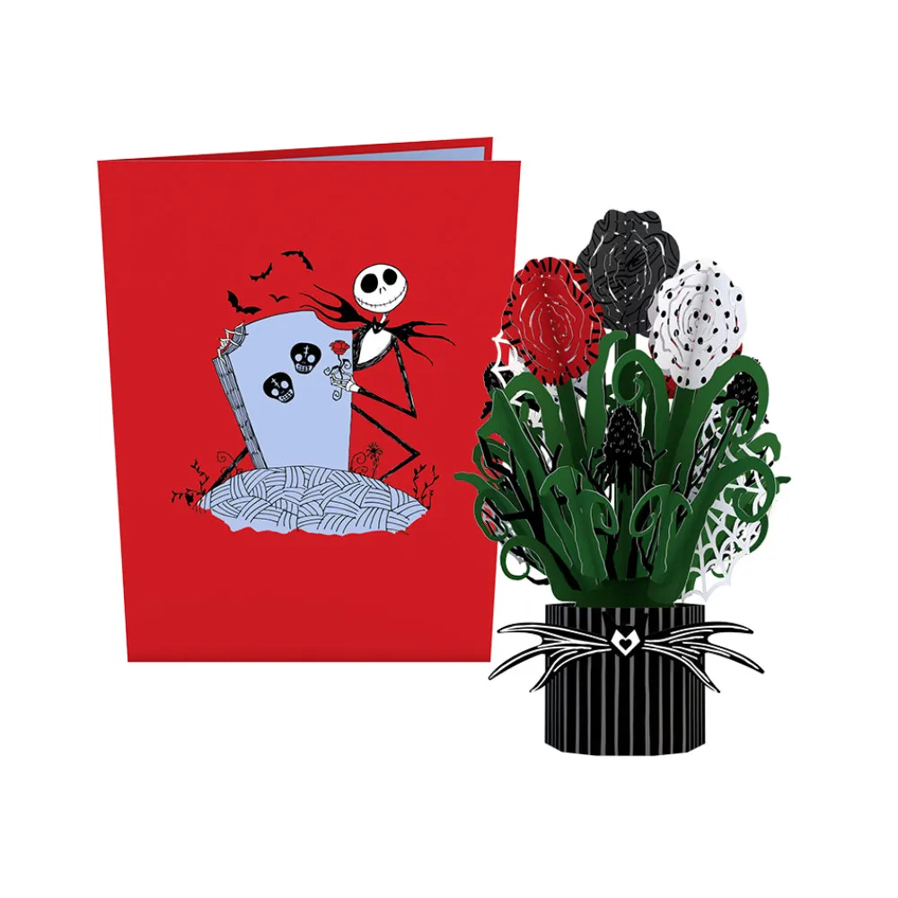 Lovepop Pop-Up Bouquets|Disney|Disney Tim Burton's The Nightmare Before Christmas Card with Mini Bouquet