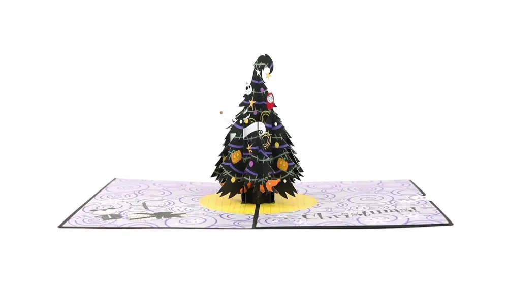 Lovepop Greeting Cards|Christmas 12/25|Disney Tim Burton's The Nightmare Before Christmas Frightful Christmas Pop-Up Card
