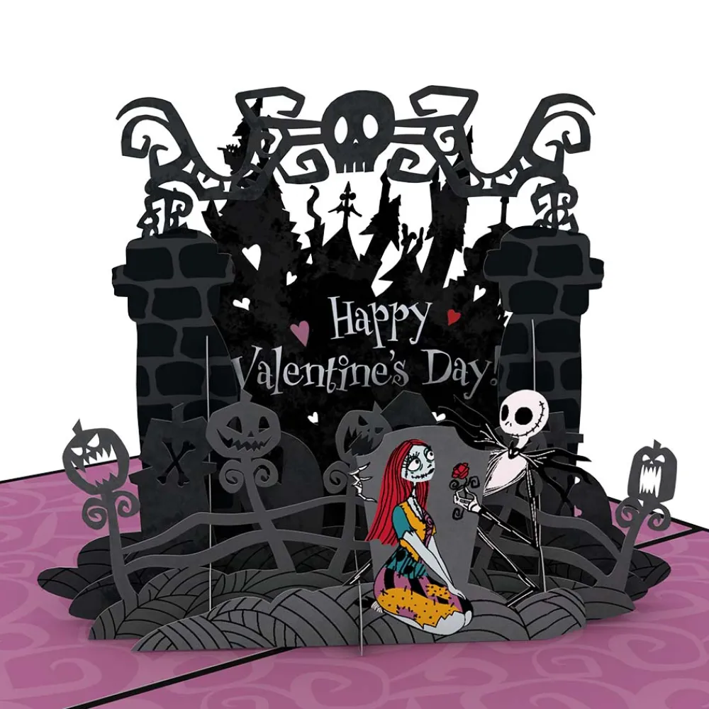 Lovepop Greeting Cards|Valentine'S Day 2/14|Disney Tim Burton's The Nightmare Before Christmas Simply Meant to Be Pop-Up Card