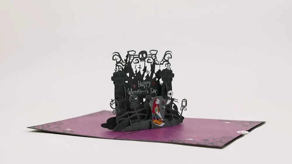 Lovepop Greeting Cards|Valentine'S Day 2/14|Disney Tim Burton's The Nightmare Before Christmas Simply Meant to Be Pop-Up Card