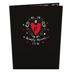 Lovepop Greeting Cards|Valentine'S Day 2/14|Disney Tim Burton's The Nightmare Before Christmas Simply Meant to Be Pop-Up Card