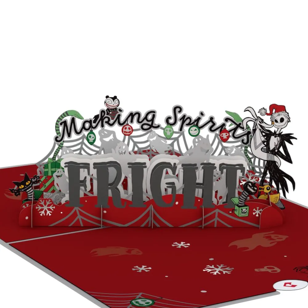 Lovepop Greeting Cards|Christmas 12/25|Disney Tim Burton's The Nightmare Before Christmas Making Spirits Fright Pop-Up Card