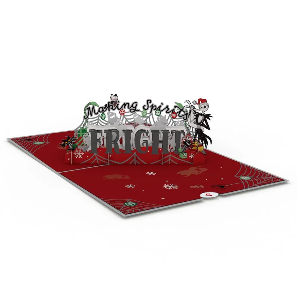 Lovepop Greeting Cards|Christmas 12/25|Disney Tim Burton's The Nightmare Before Christmas Making Spirits Fright Pop-Up Card