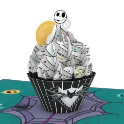 Lovepop Birthday|Kids|Disney Tim Burton's The Nightmare Before Christmas Birthday Cupcake Pop-Up Card