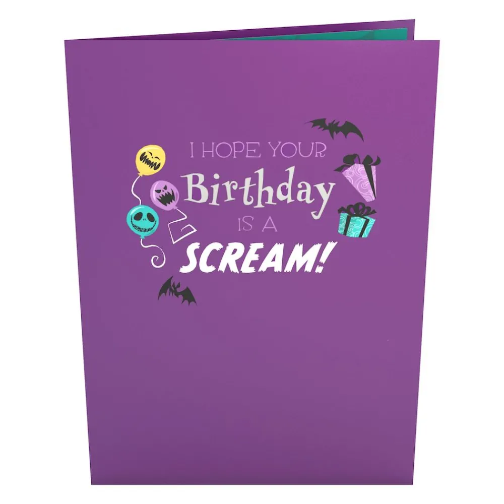 Lovepop Birthday|Kids|Disney Tim Burton's The Nightmare Before Christmas Birthday Cupcake Pop-Up Card