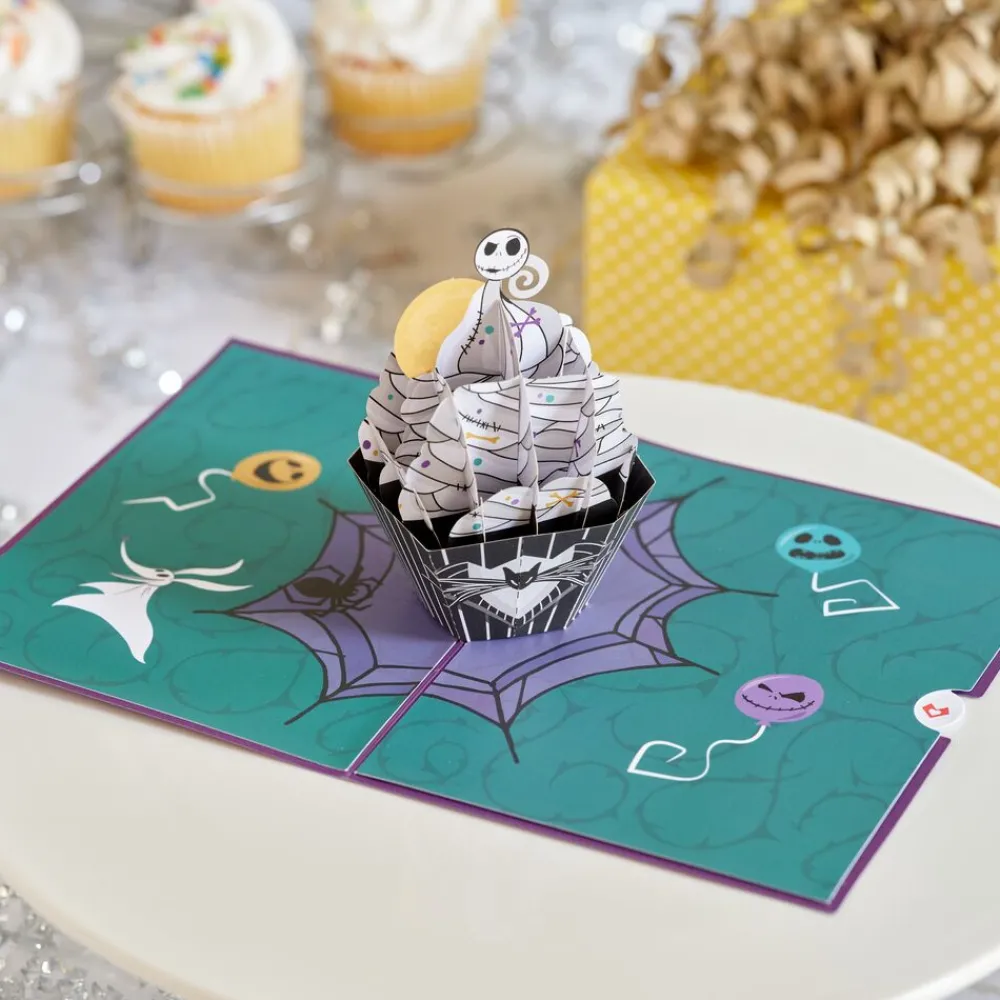 Lovepop Birthday|Kids|Disney Tim Burton's The Nightmare Before Christmas Birthday Cupcake Pop-Up Card
