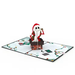 Lovepop Greeting Cards|Christmas 12/25|Disney Tim Burton's The Nightmare Before Christmas Scary Christmas Pop-Up Card