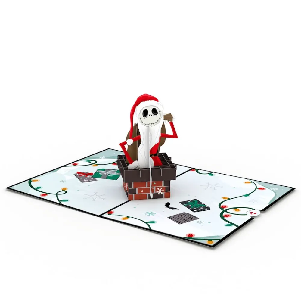Lovepop Greeting Cards|Christmas 12/25|Disney Tim Burton's The Nightmare Before Christmas Scary Christmas Pop-Up Card