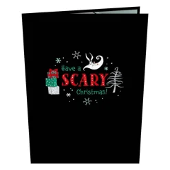 Lovepop Greeting Cards|Christmas 12/25|Disney Tim Burton's The Nightmare Before Christmas Scary Christmas Pop-Up Card