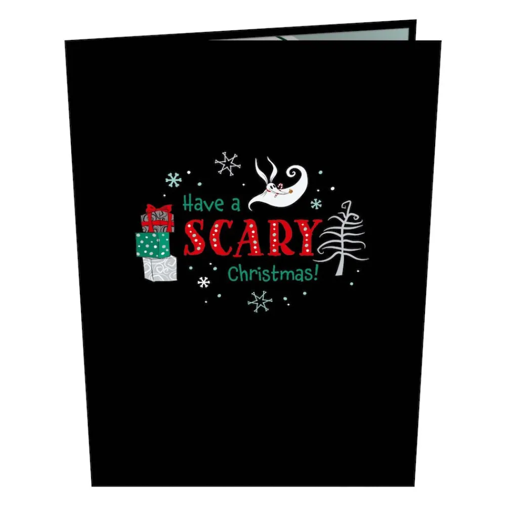 Lovepop Greeting Cards|Christmas 12/25|Disney Tim Burton's The Nightmare Before Christmas Scary Christmas Pop-Up Card