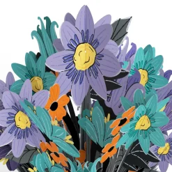 Lovepop Pop-Up Bouquets|Card & Gift Bundles|Disney Tim Burton’s The Nightmare Before Christmas Birthday Pop-Up Card & Flower Buds Bouquet Bundle