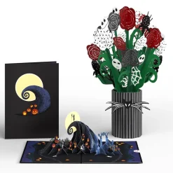 Lovepop Pop-Up Bouquets|Card & Gift Bundles|Disney Tim Burton's The Nightmare Before Christmas Spooky Bundle
